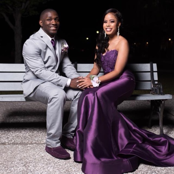 Stunning eggplant Purple Alyce Sz 2 - Picture 5 of 7